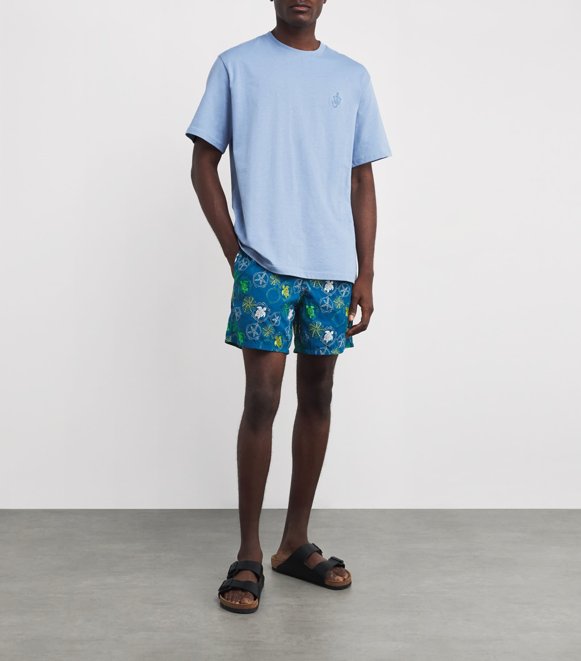 Embroidered Mistral Swim Shorts