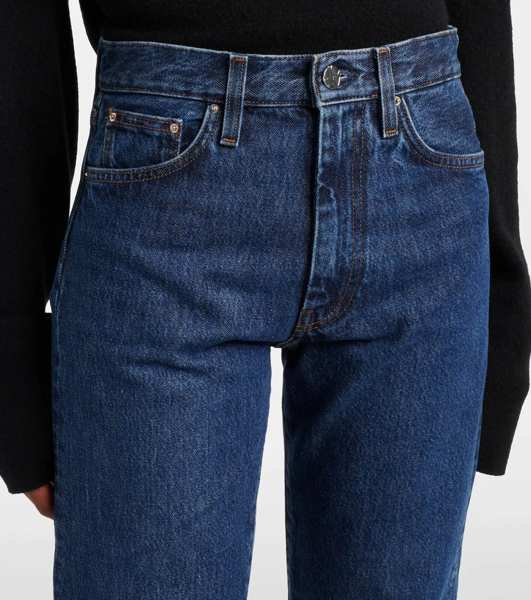 Toteme - Twisted Seam mid-rise straight jeans