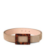 Roger Vivier Brown Suede Belle Vivier Belt