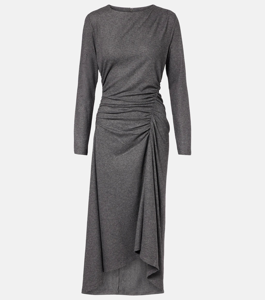 Veronica Beard - Theodora ruched wool-blend midi dress