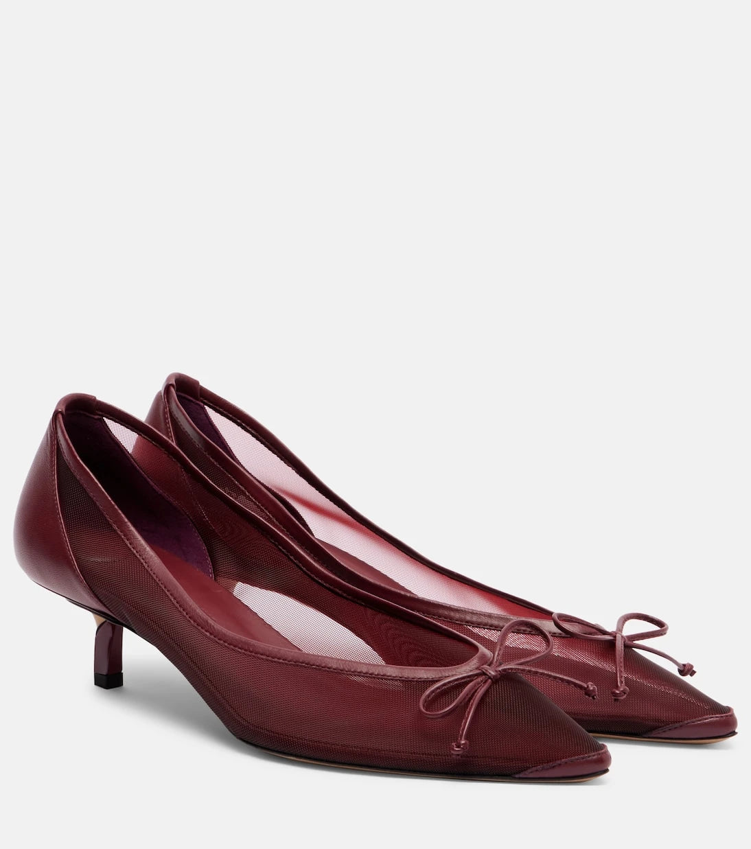 Jacquemus - Tourni 45 mesh pumps