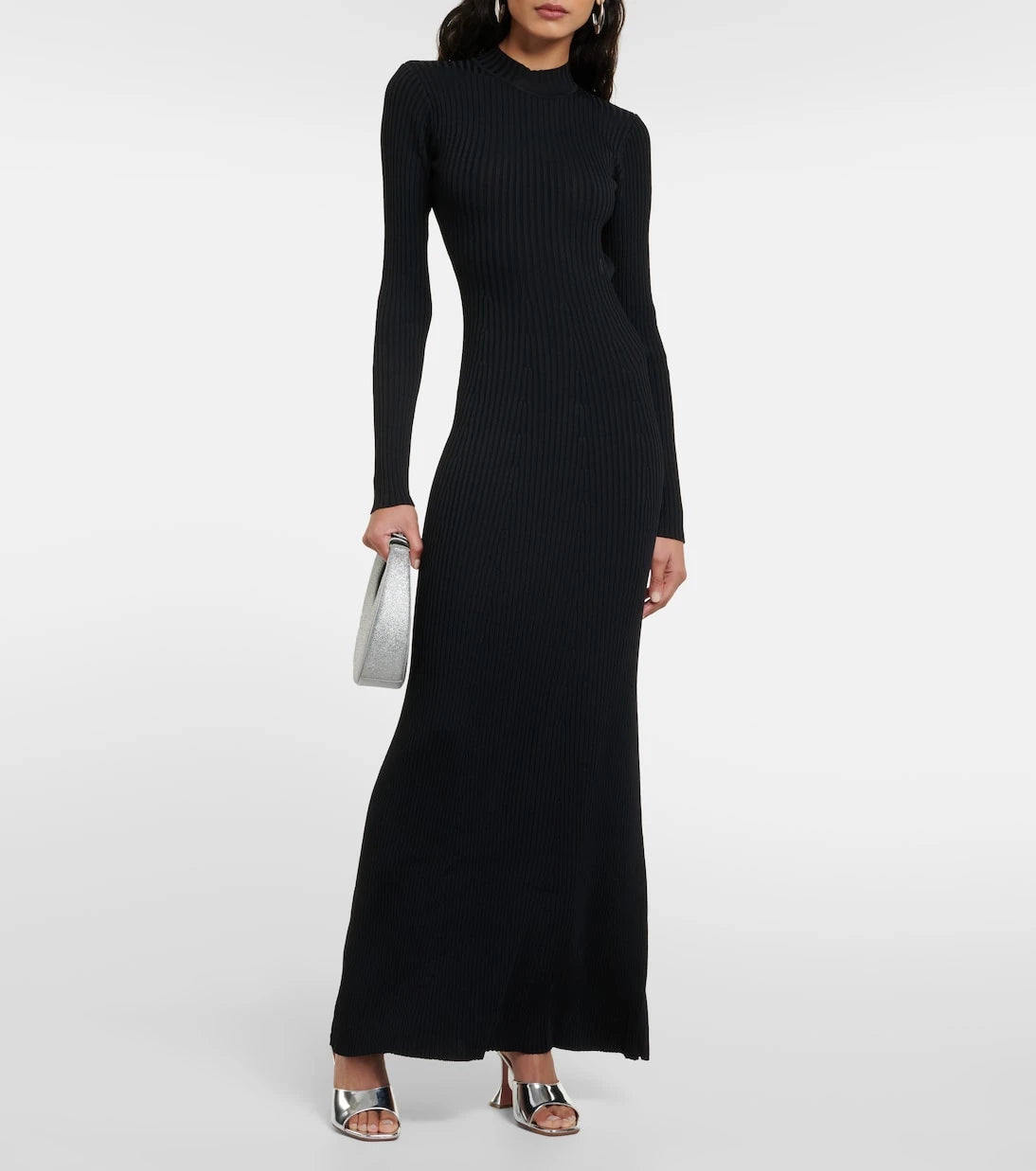 Staud - Palmira ribbed-knit maxi dress