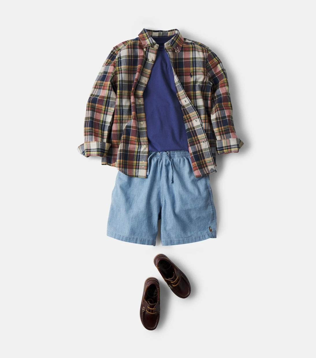 Polo Ralph Lauren Kids - قميص قطني كاروهات