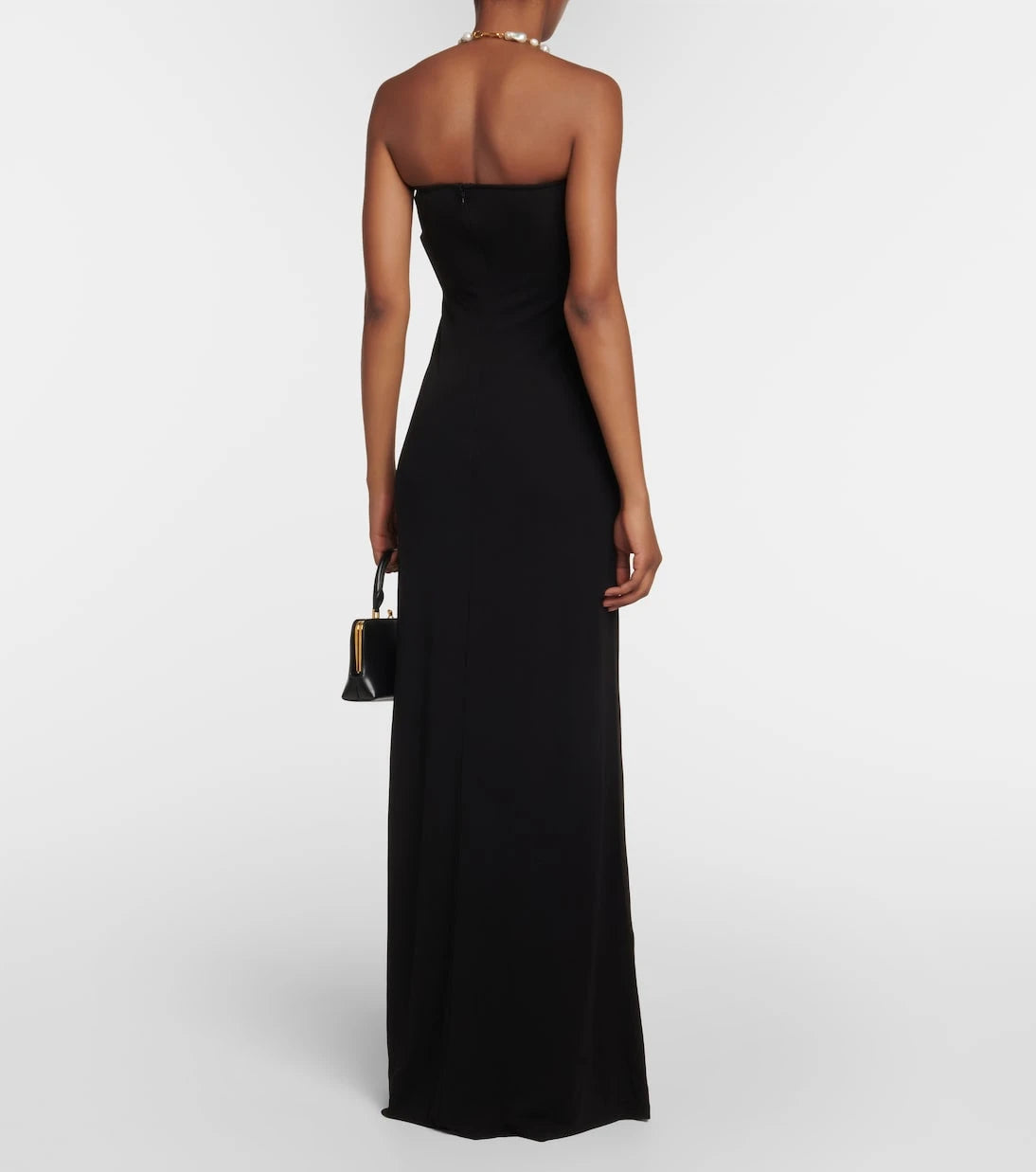 Christopher Esber - Ruched strapless maxi dress