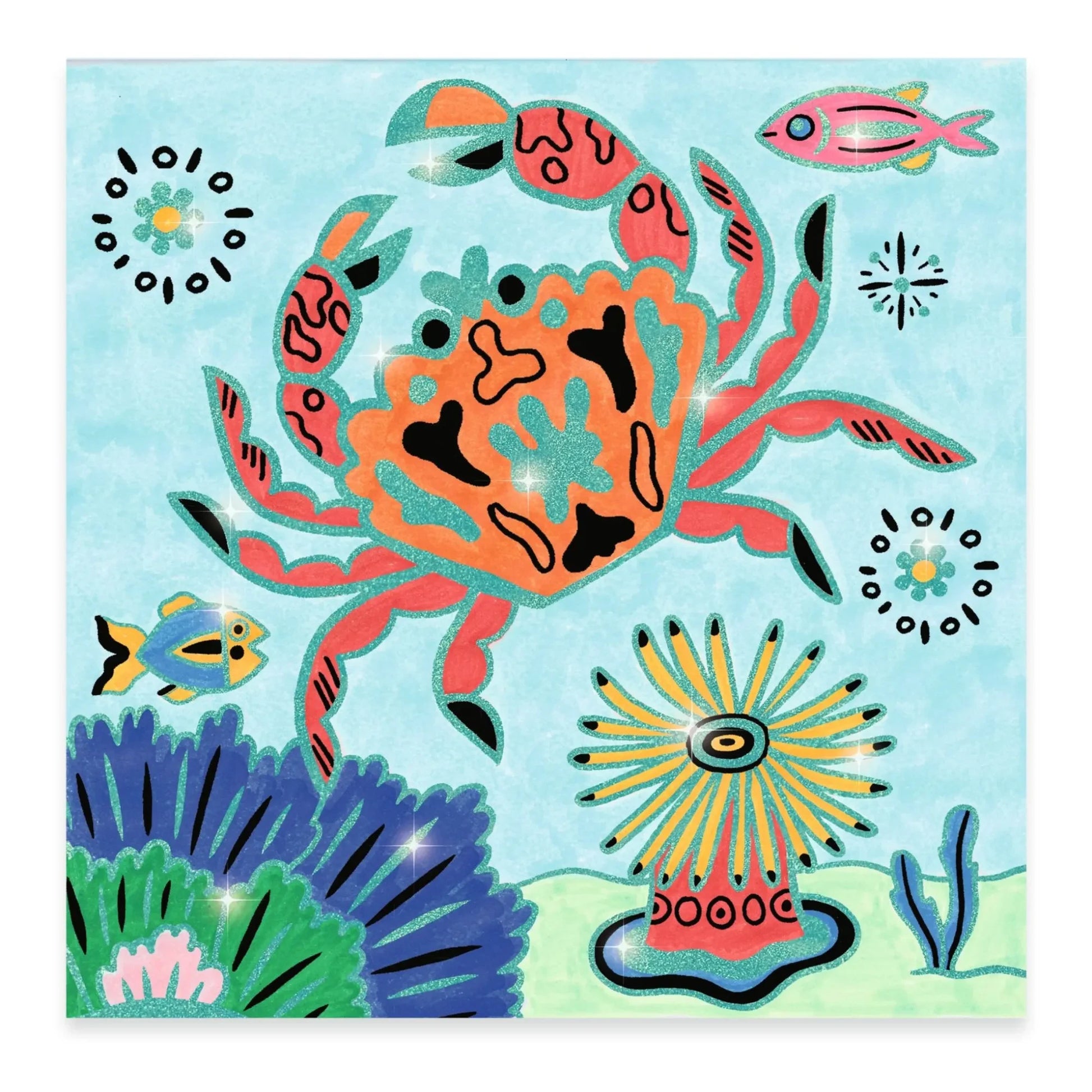 Djeco - Under the Sea Colouring Sheets