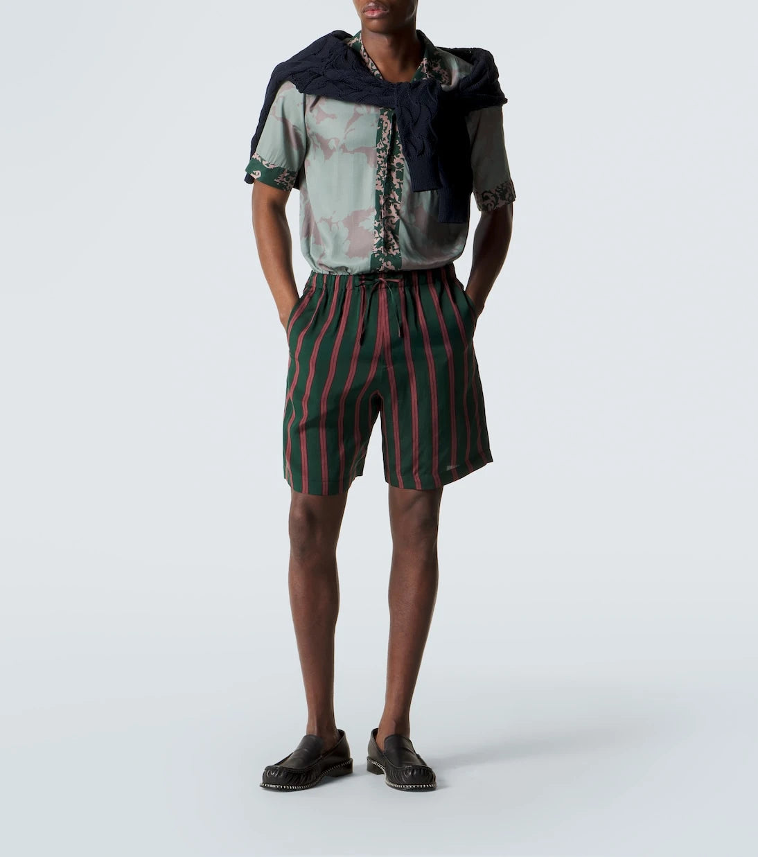 Dries Van Noten - Striped shorts