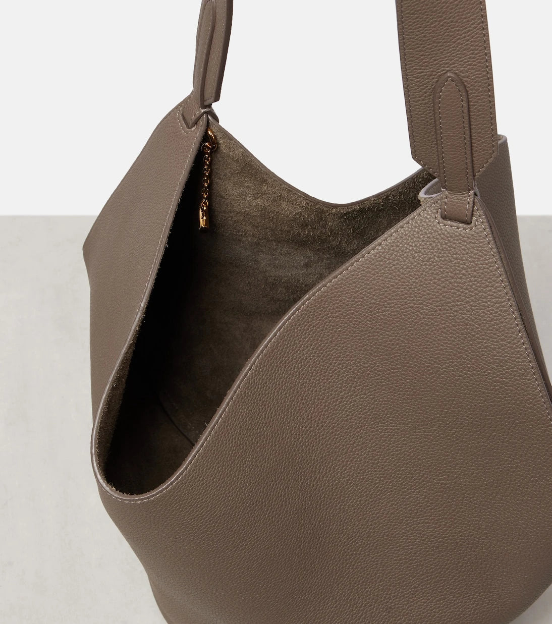 Khaite - Lotus Small leather tote bag
