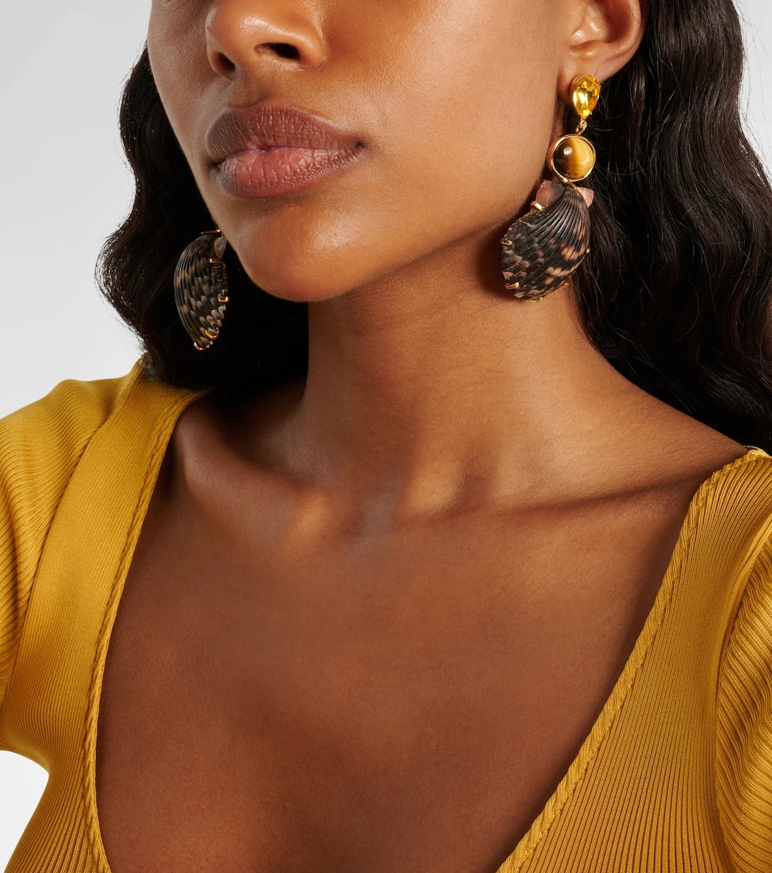Jennifer Behr - Augustine crystal-embellished drop earrings