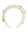 Jennifer Behr Ivory Embellished Stellamaris Headband