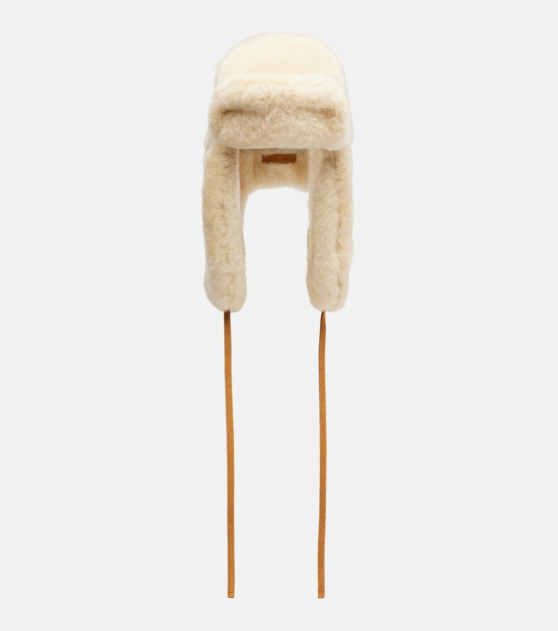 Jacquemus - Chapka leather-trimmed shearling hat