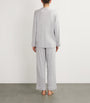 Grey Gisele Long Piped Pyjama Set