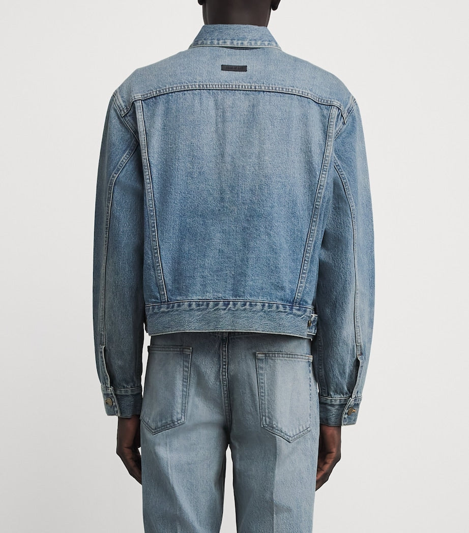 Fear Of God Blue Denim Trucker Jacket