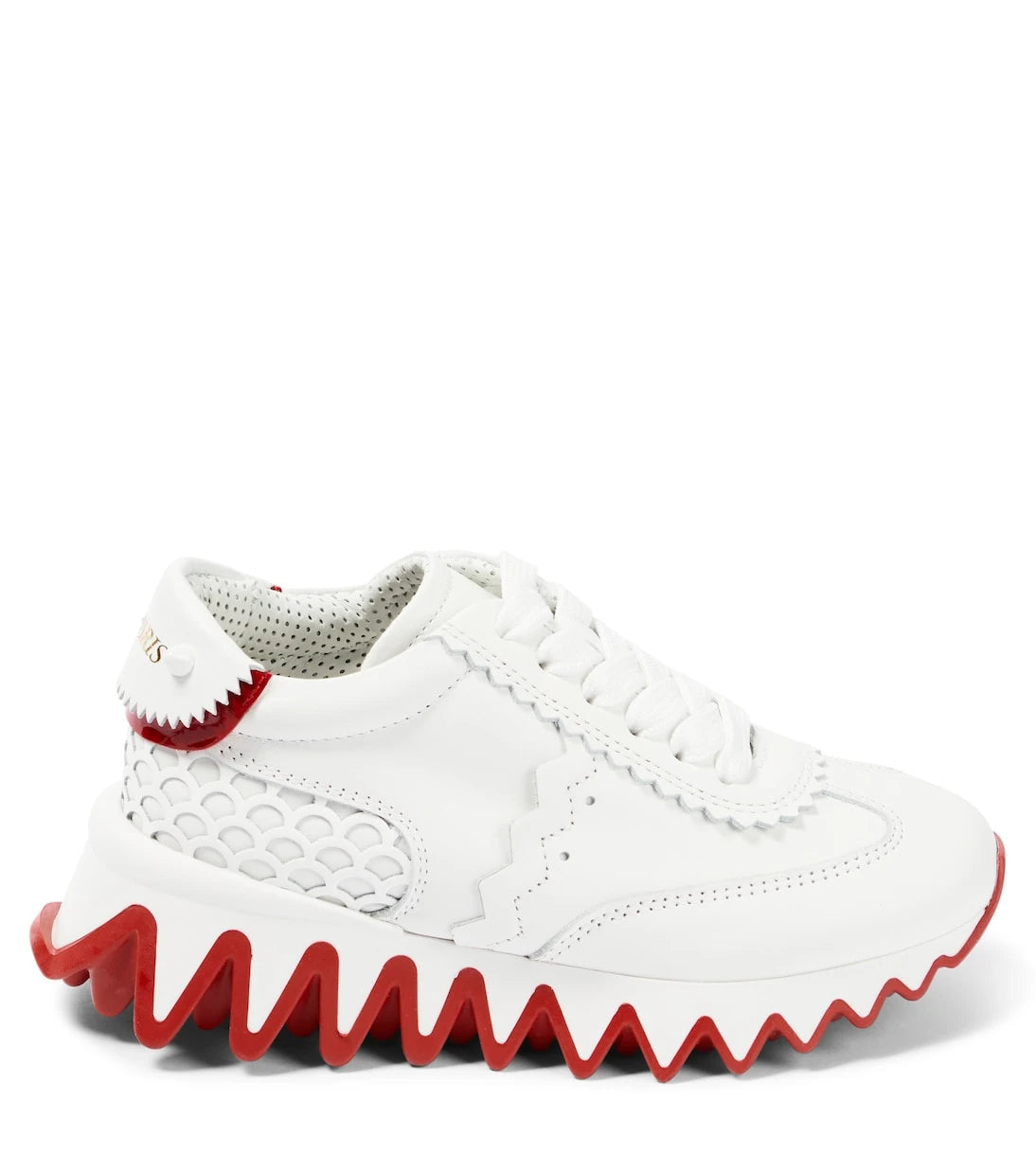 Christian Louboutin Kids - Shark leather sneakers