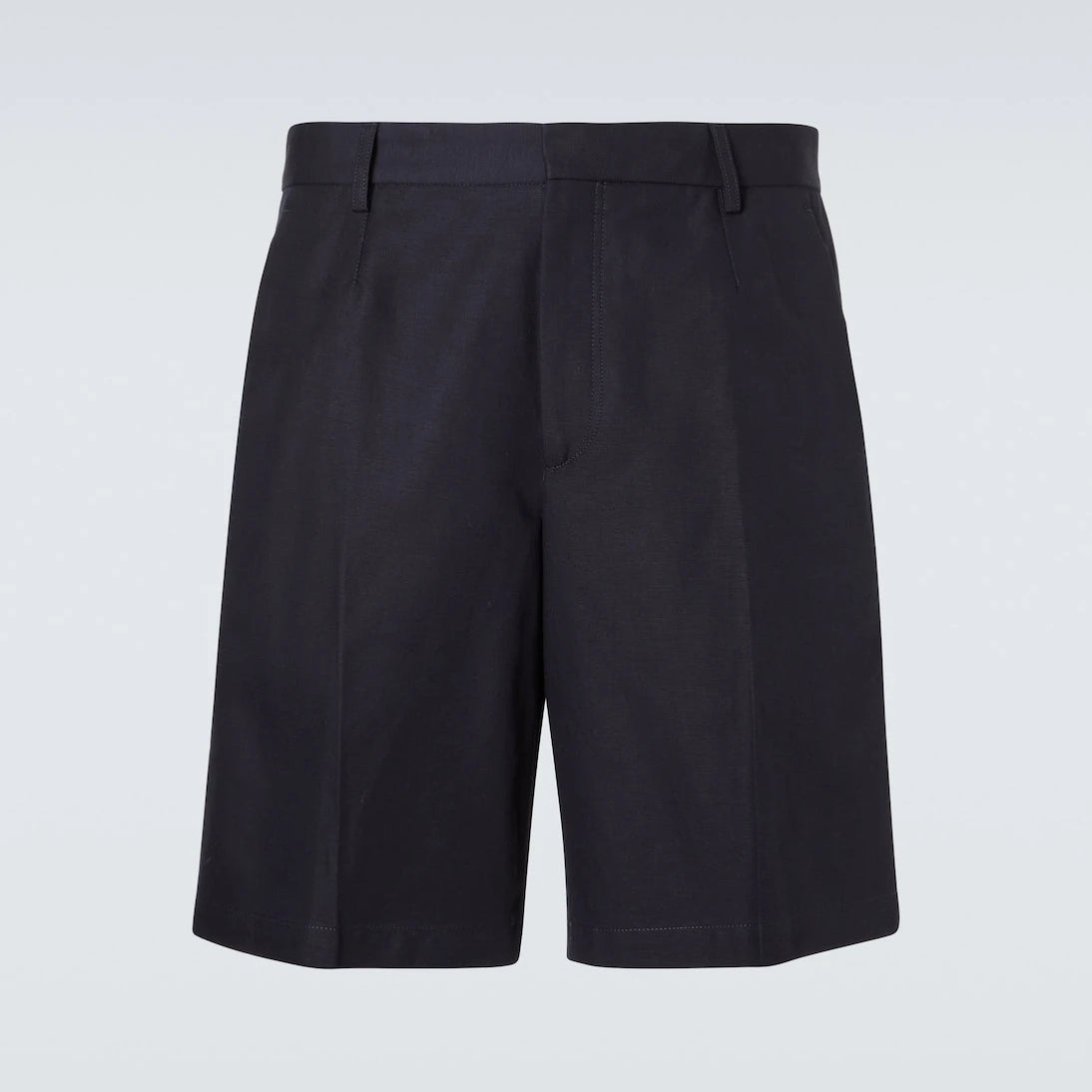 Zegna - Cotton and linen Bermuda shorts
