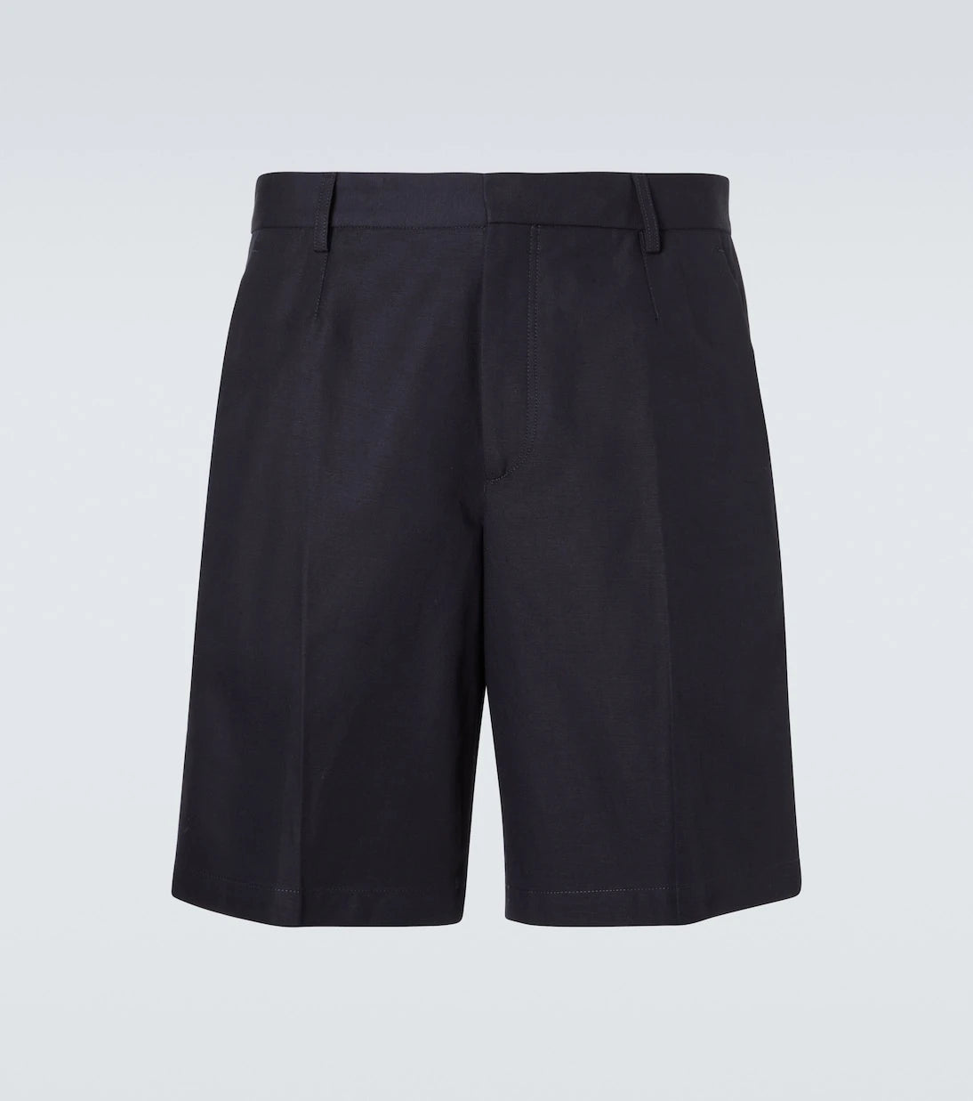 Zegna - Cotton and linen Bermuda shorts