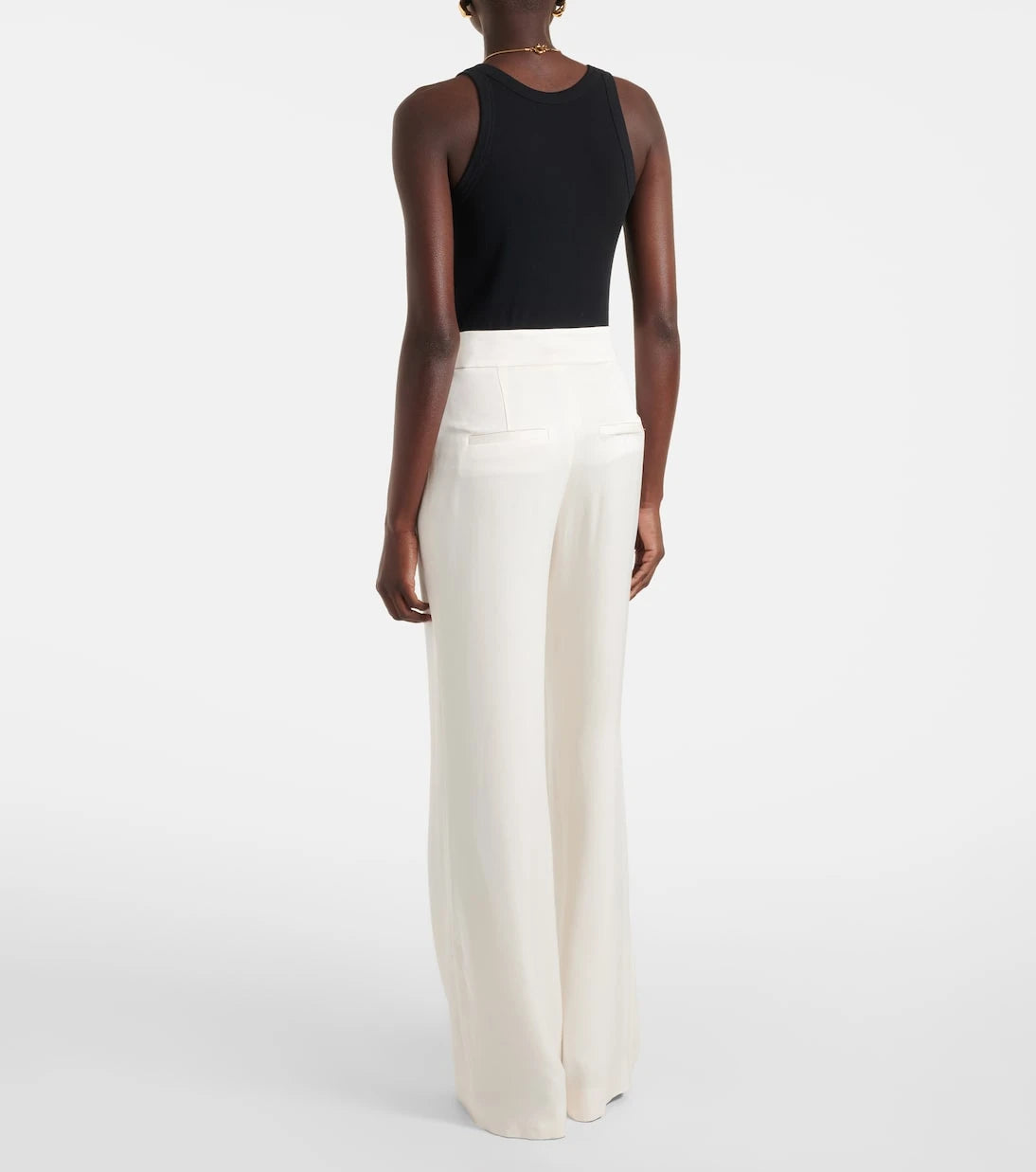 Veronica Beard - Robinne high-rise wide-leg pants