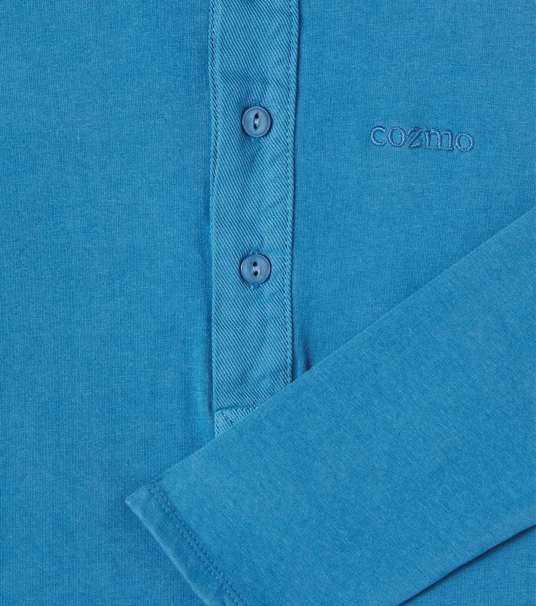 Cozmo - Cali logo cotton-blend polo shirt