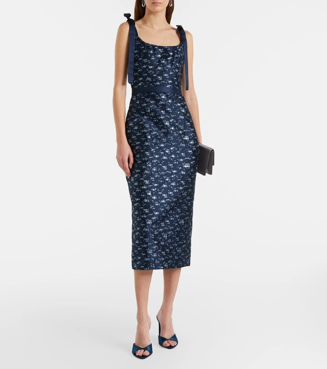 Markarian - Acacia floral brocade corset dress