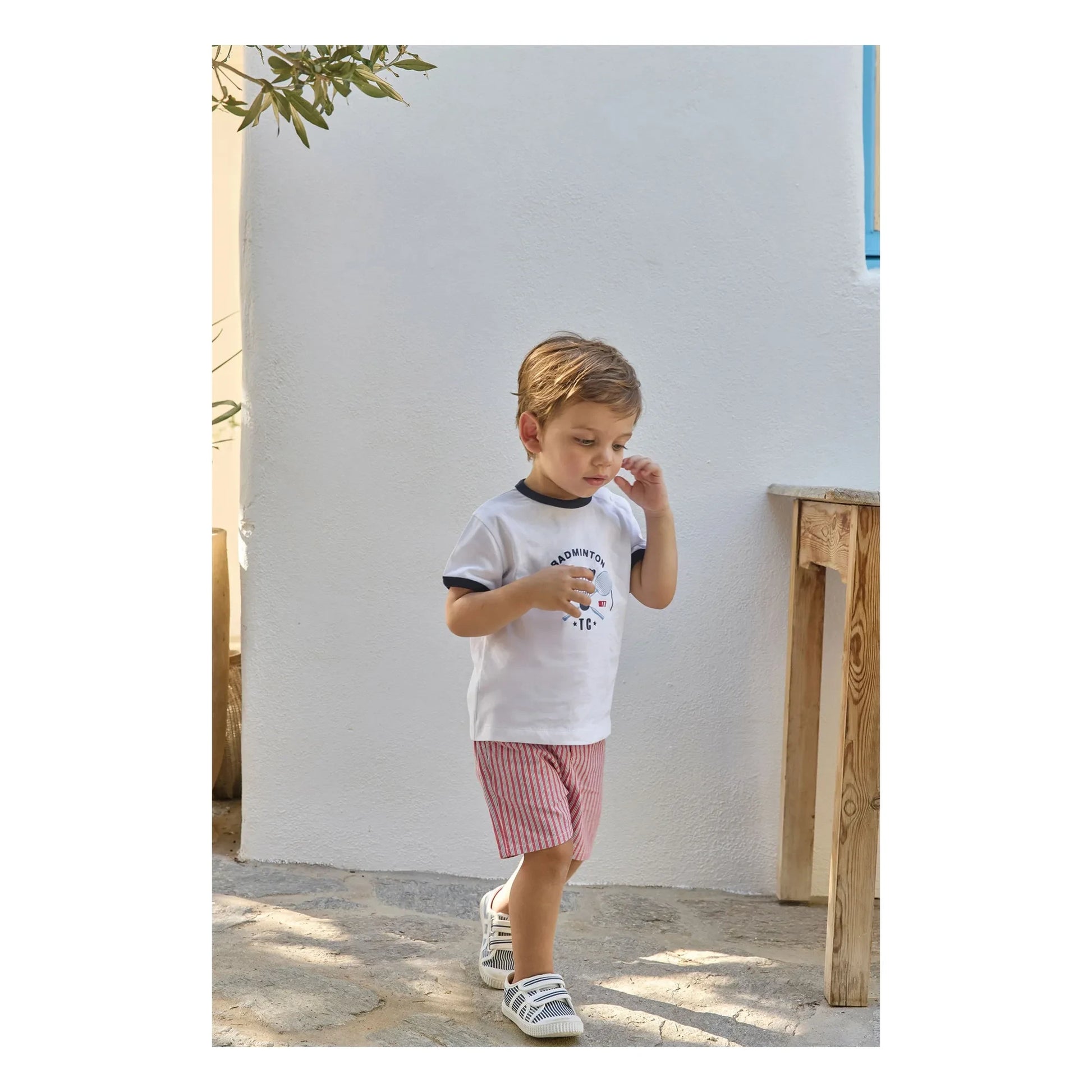 Tartine et Chocolat - Striped shorts | Red