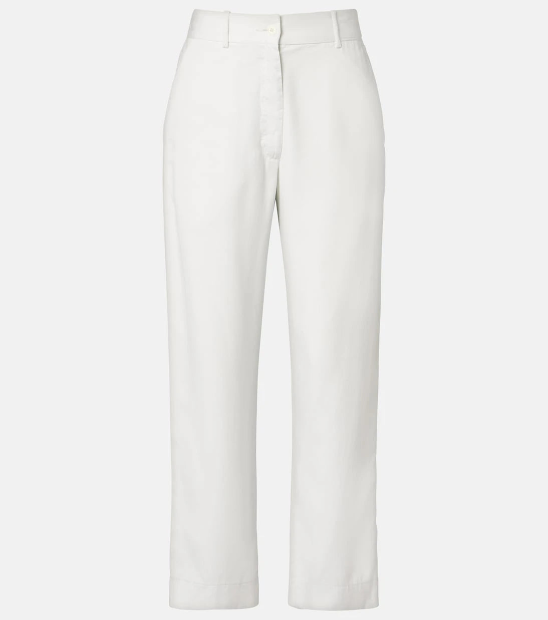 The Row - Cotton cropped straight pants