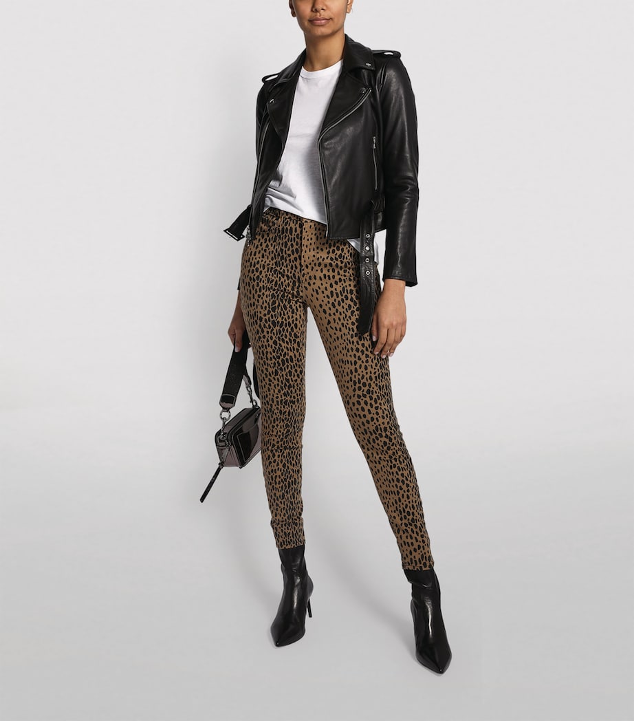 Rag & Bone Womens Bright White Round Neck Cotton-Jersey T-shirt