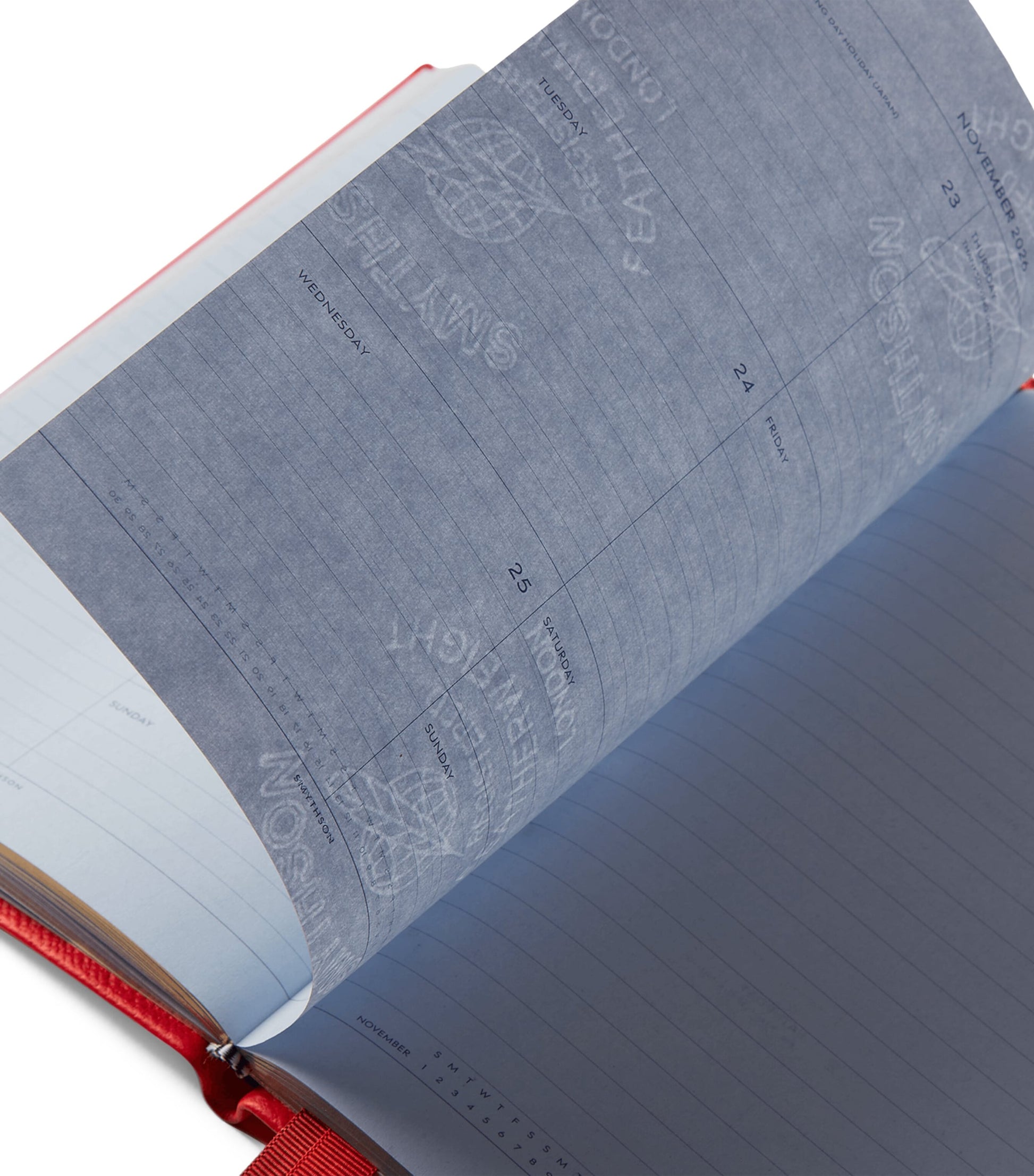 Leather Soho A5 2026 Diary