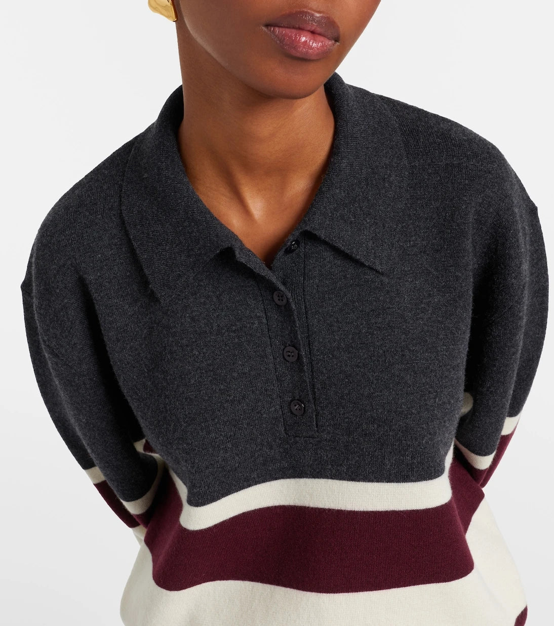 Róhe - Wool and cashmere polo sweater