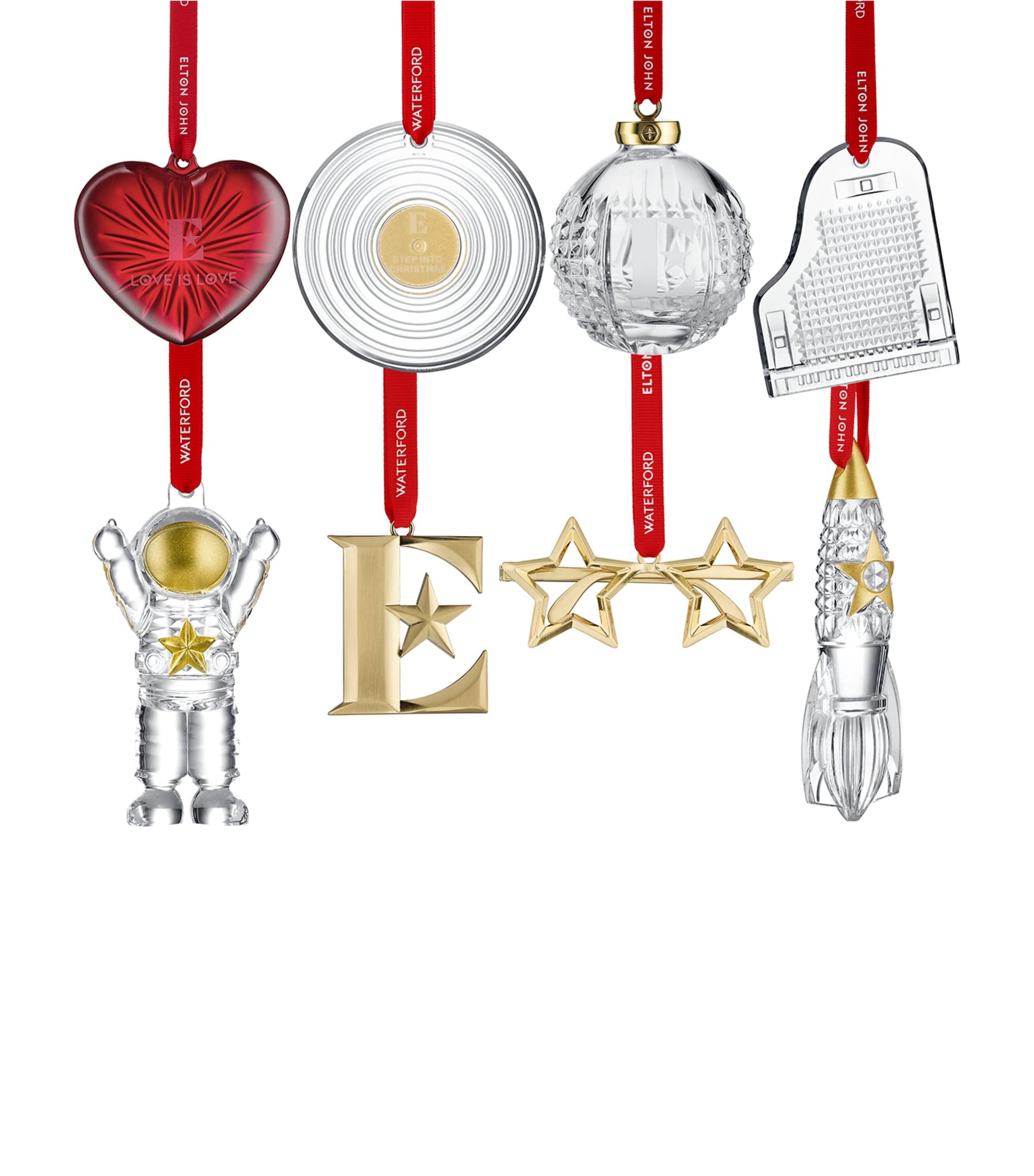 Elton John Ornament Set