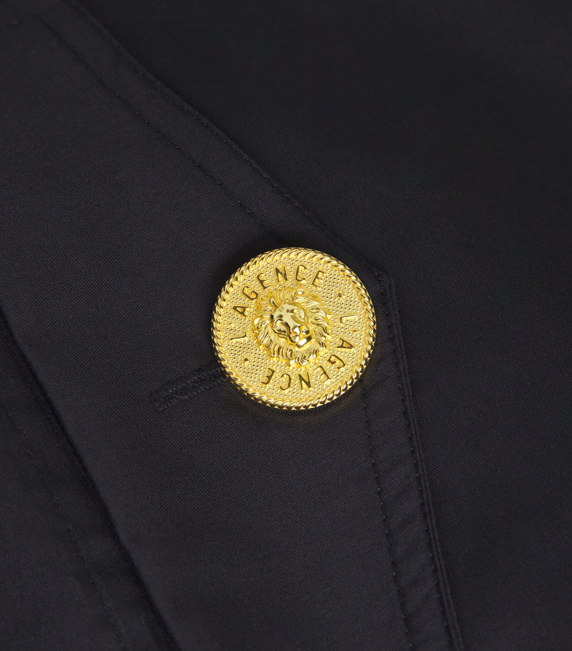 L'Agence Black Belted Branca Jumpsuit