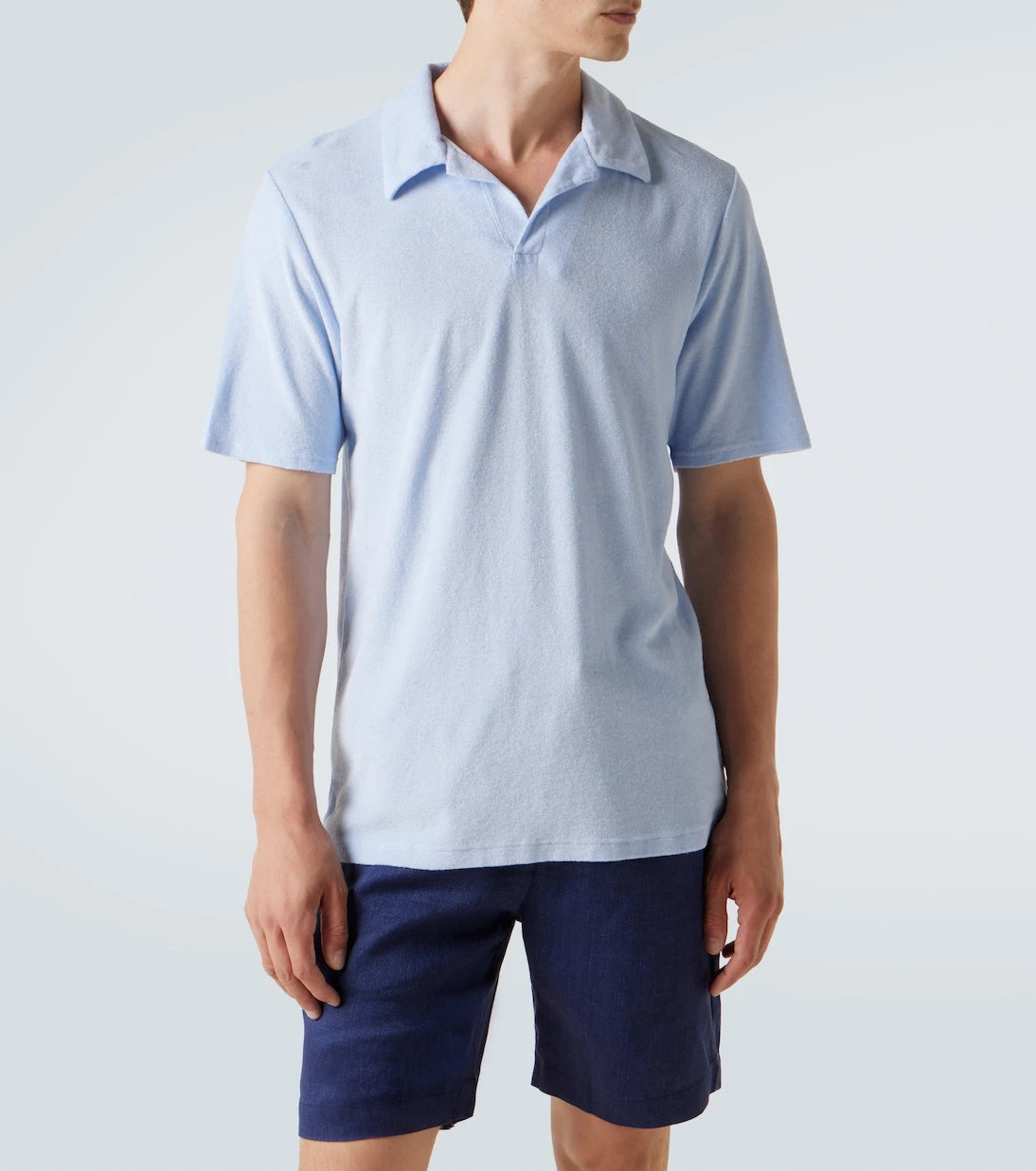 Frescobol Carioca - Faustino cotton-blend terry polo shirt