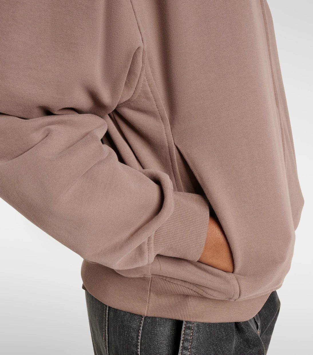 Brunello Cucinelli - Cotton jersey zip-up hoodie