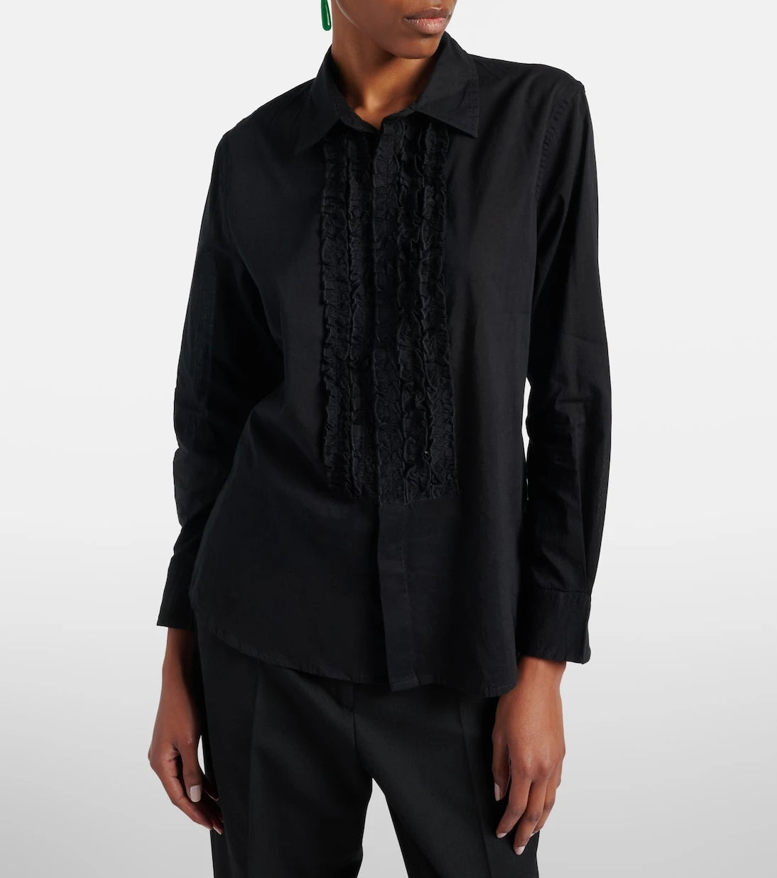Nili Lotan - Nathael ruffled cotton shirt