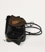 Brown Suede Drawstring Pouch