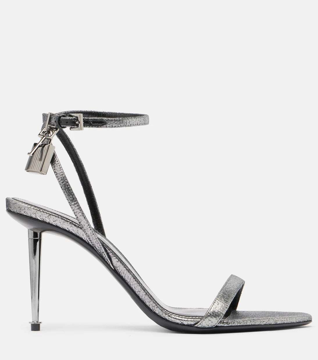 Tom Ford - Padlock 85 metallic sandals