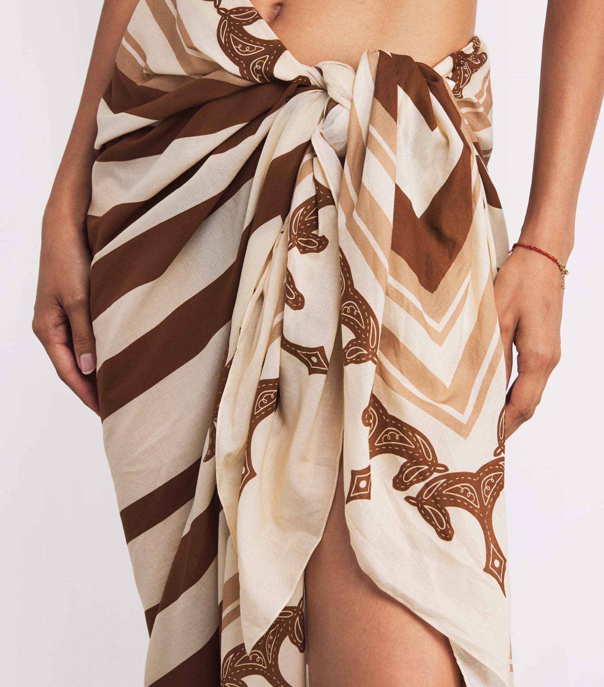 Johanna Ortiz Multi Cotton Infinity Palm Pareo