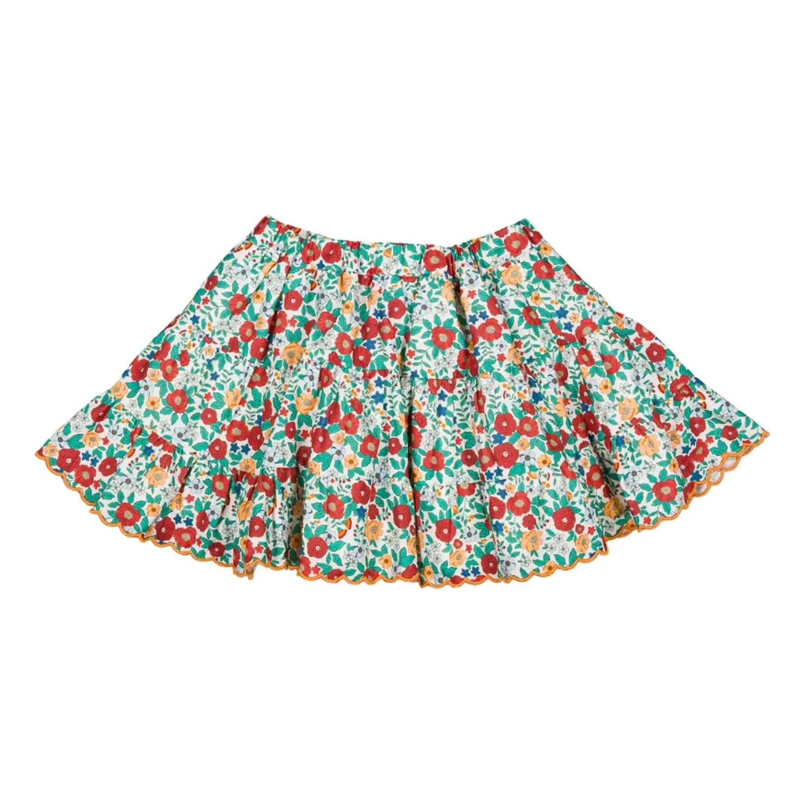 Loir - Béa Fleurie skirt | Red