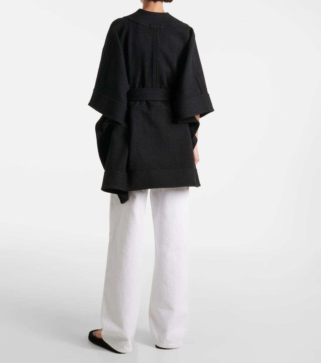 Wardrobe.NYC - Belted cotton cape