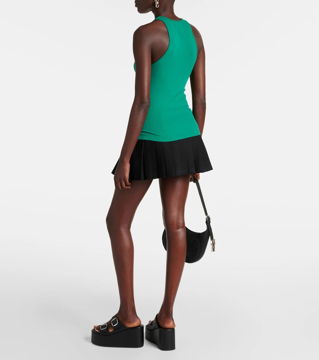 Agolde - Bianca ribbed-knit tank top