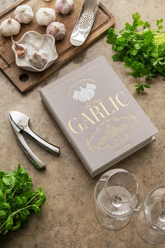 Printworks Garlic Tools 23,5 x 18 cm Sarımsak Aksesuar Seti