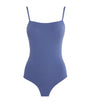 Eres Blue Square-Neck Aquarelle Swimsuit