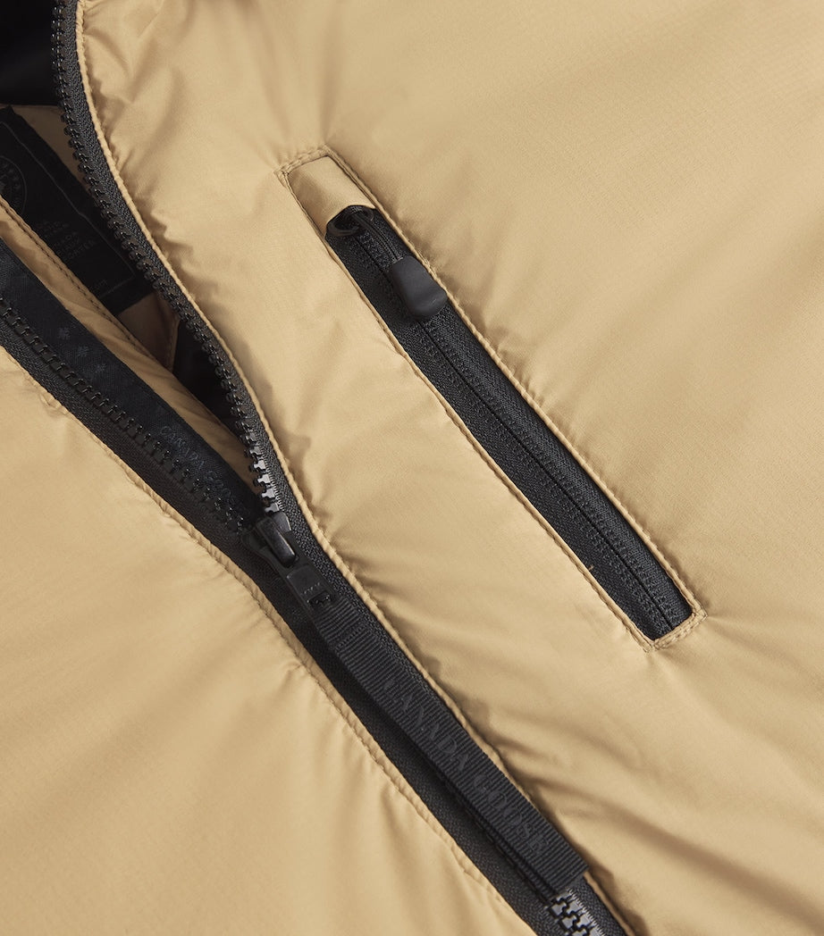 Canada Goose Beige Hooded Lodge Coat