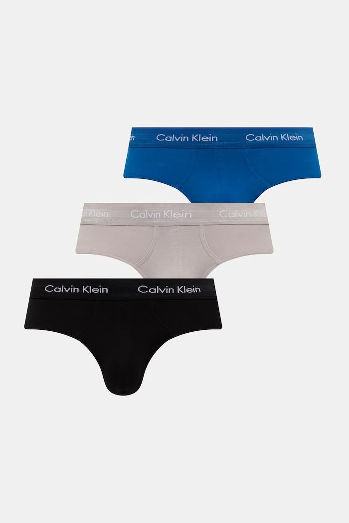 Calvin Klein Underwear Erkek Pamuklu Elastan Slip 3'lü