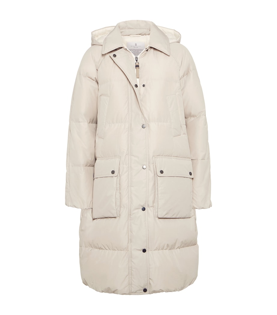 Brunello Cucinelli Beige Quilted Padded Jacket
