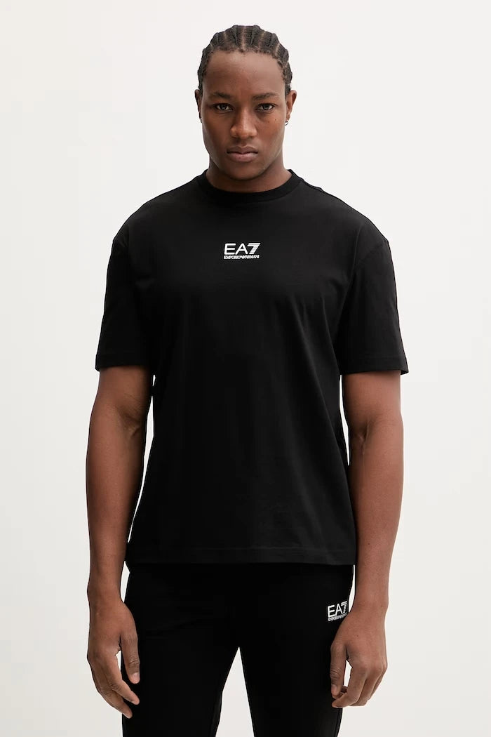 Памучна тениска EA7 Emporio Armani