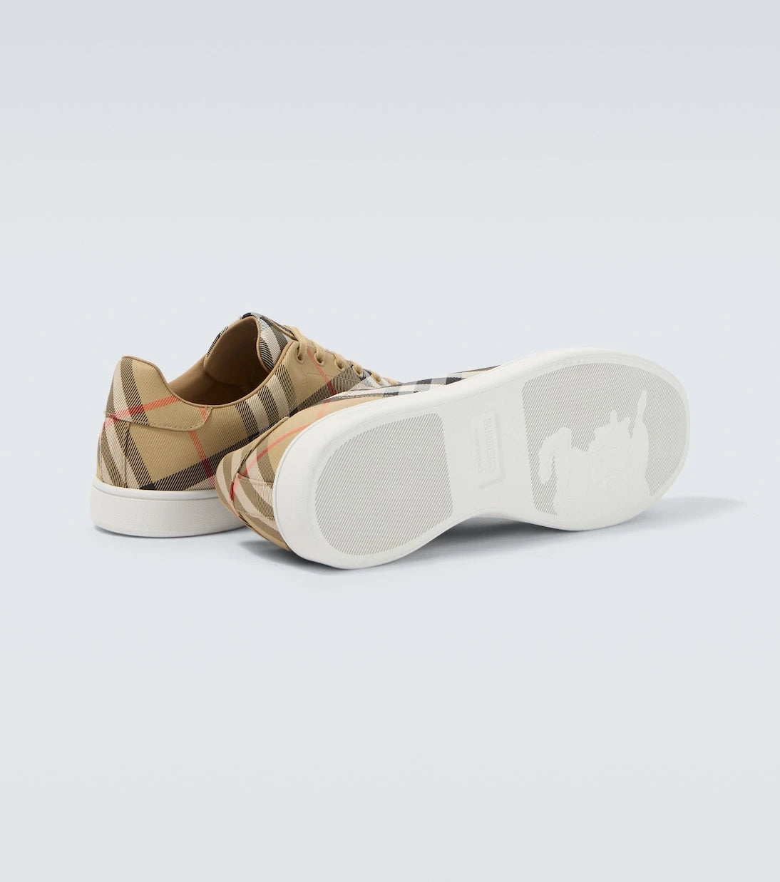 Burberry - Set Burberry Check sneakers