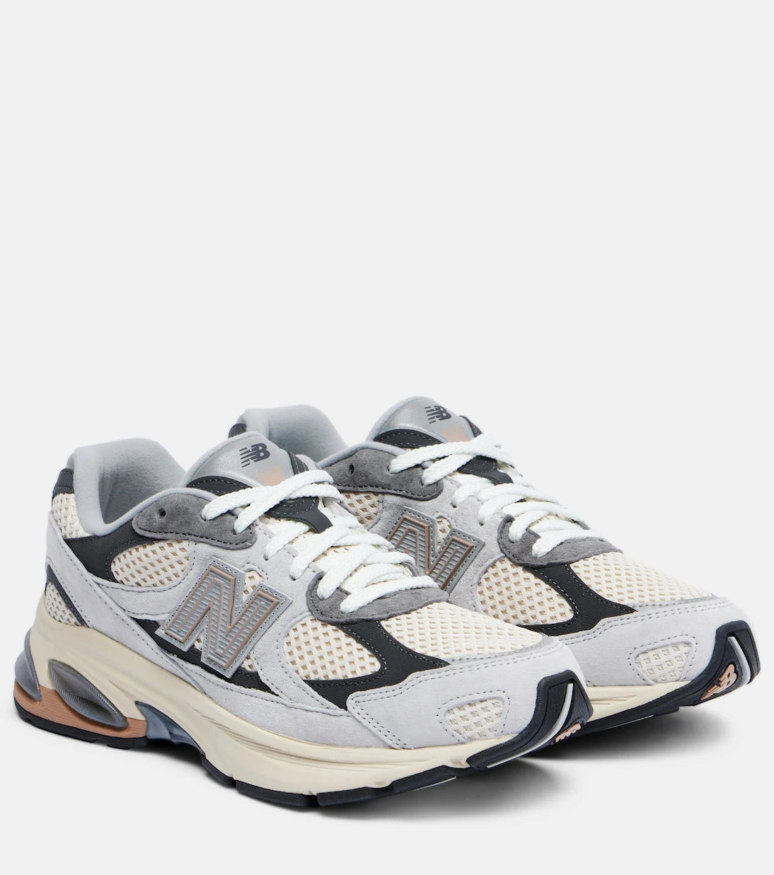 New Balance - 2010 leather and mesh sneakers