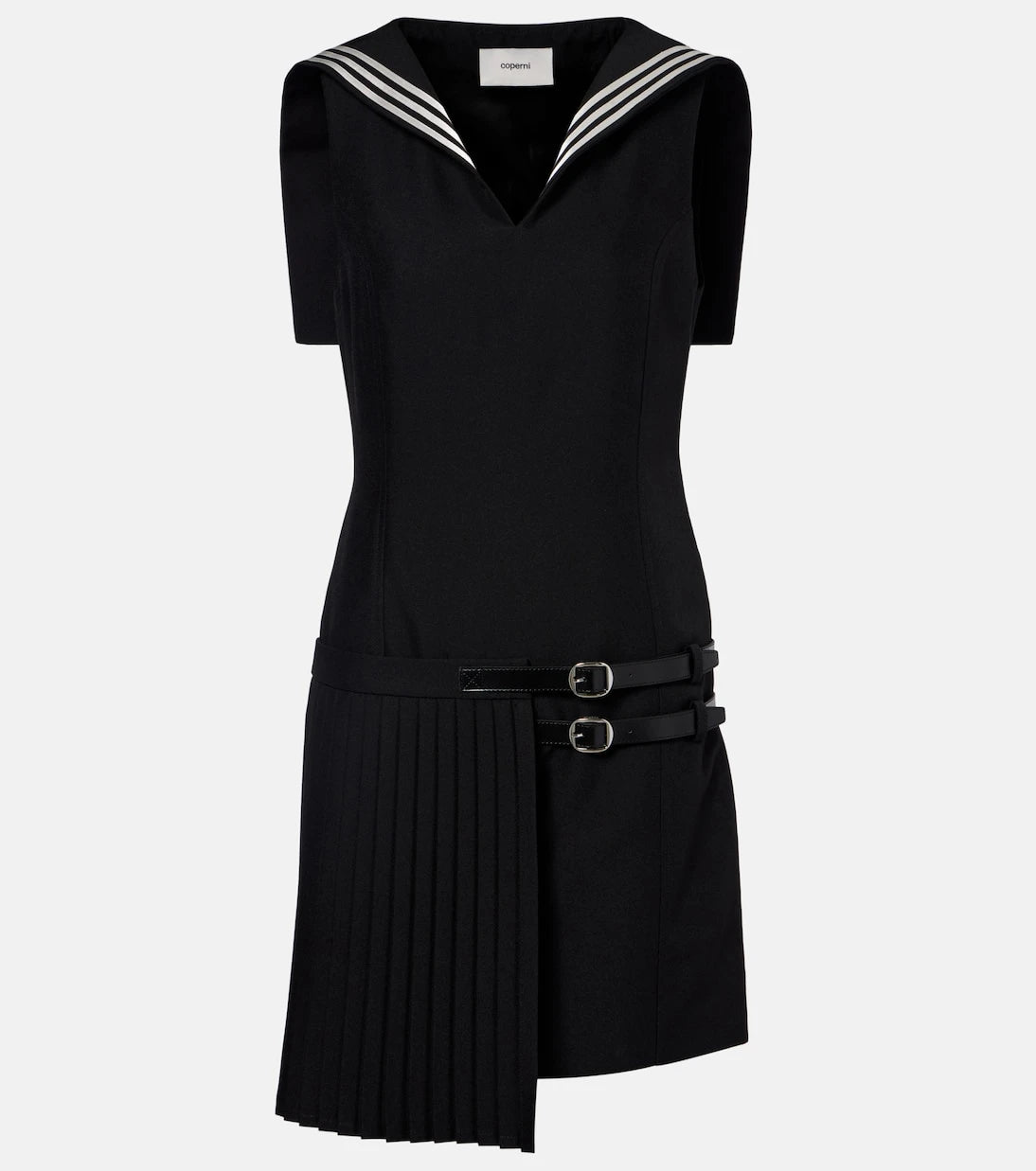 Coperni - Belted pleated minidress