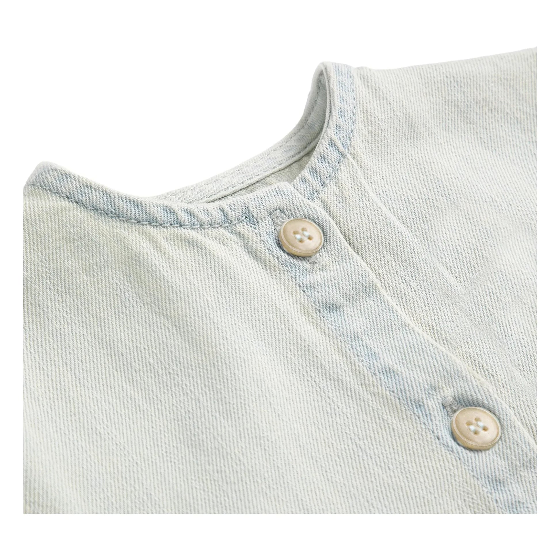 Bobo Choses - Organic Cotton Washed Denim Jumpsuit | Light Blue