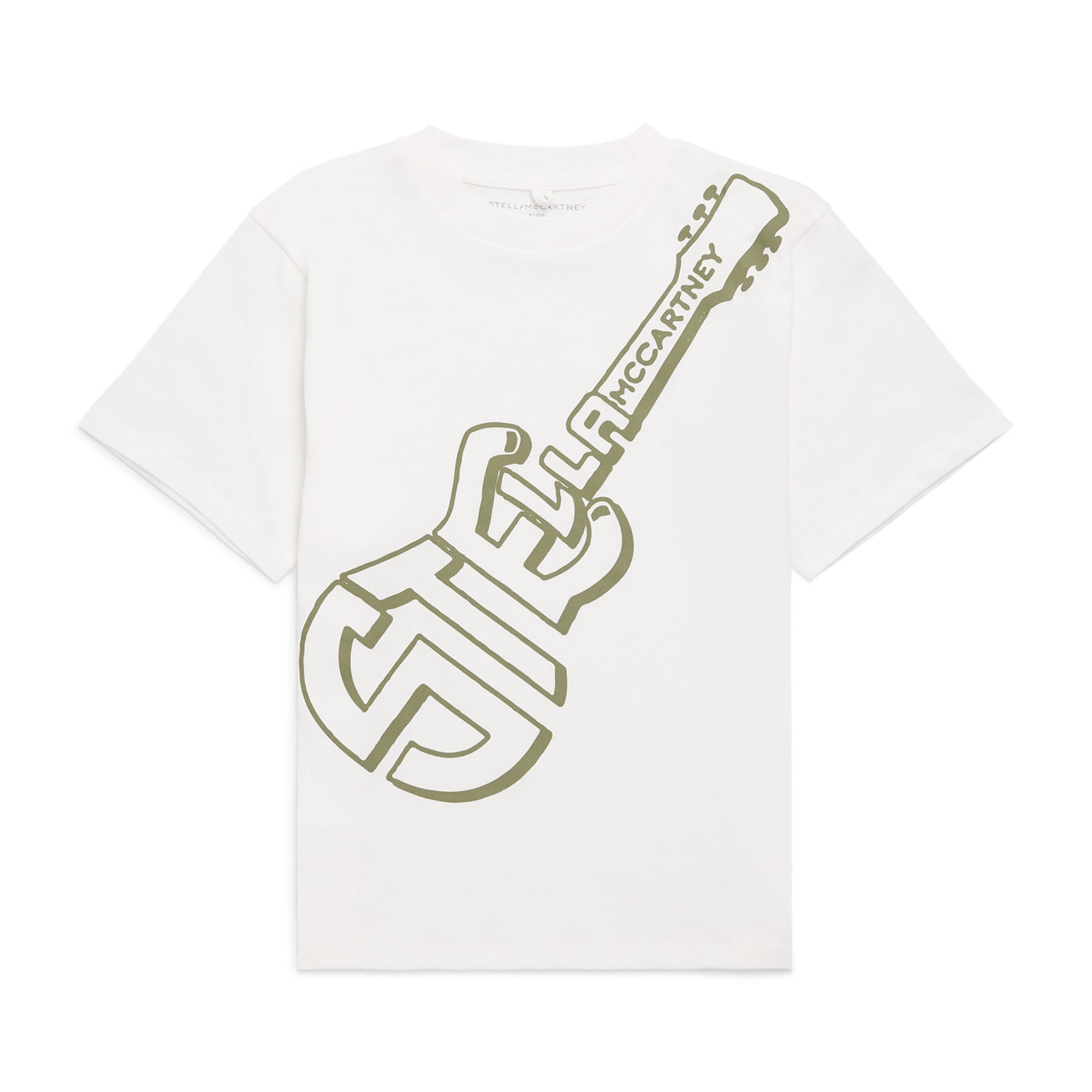 Stella McCartney Kids Cotton Guitar Print T-Shirt (2-14 Years)