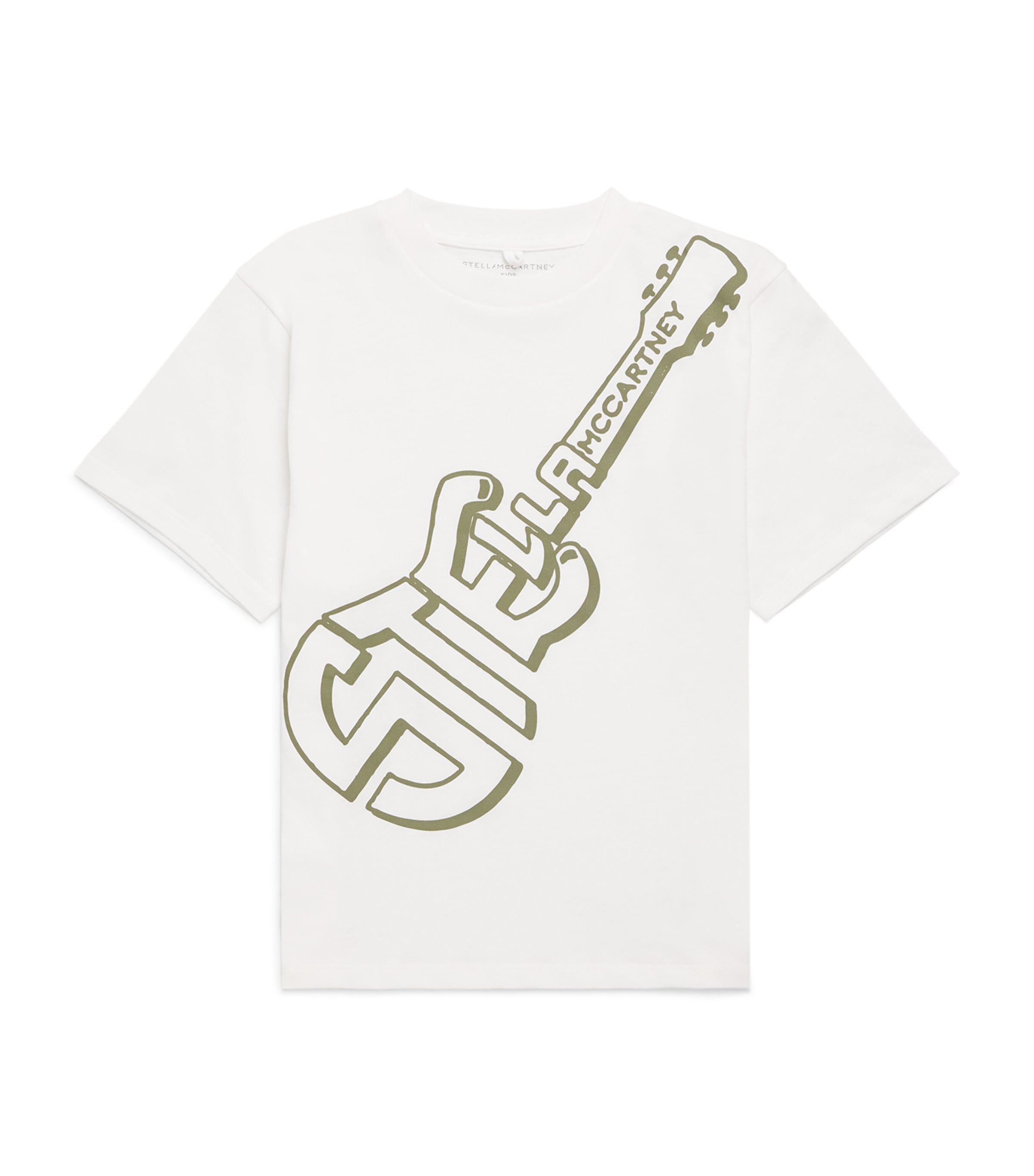 Stella McCartney Kids Cotton Guitar Print T-Shirt (2-14 Years)